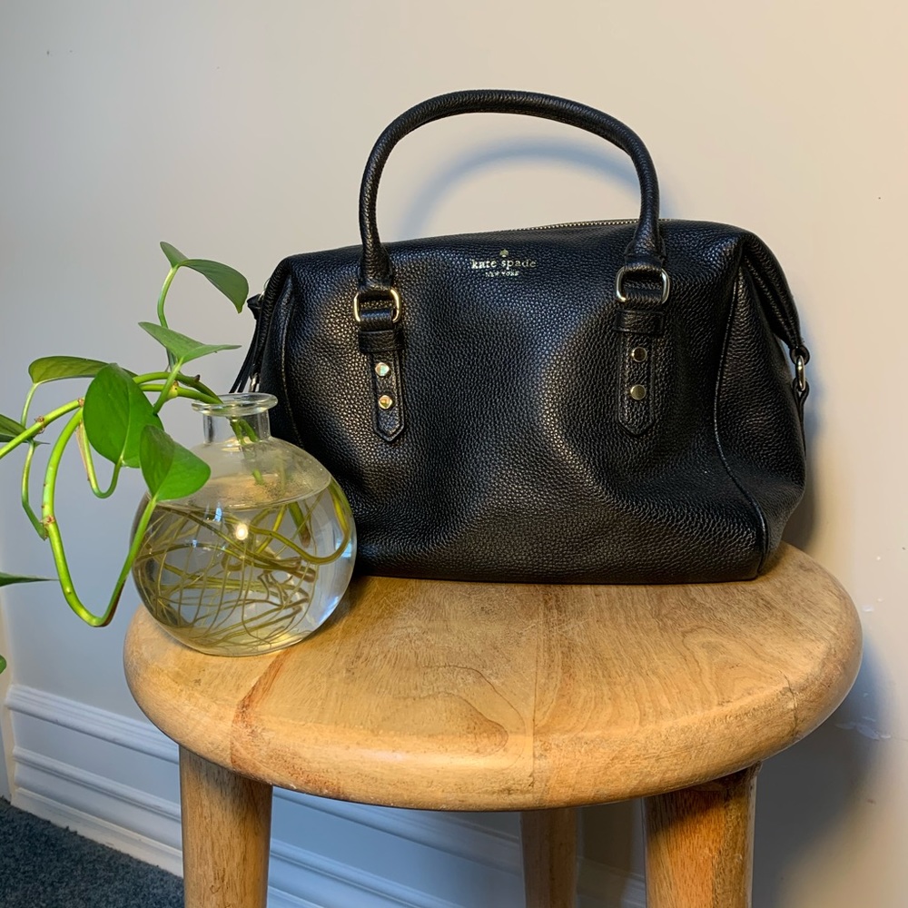 Kate Spade Black Leather Purse excellent condition